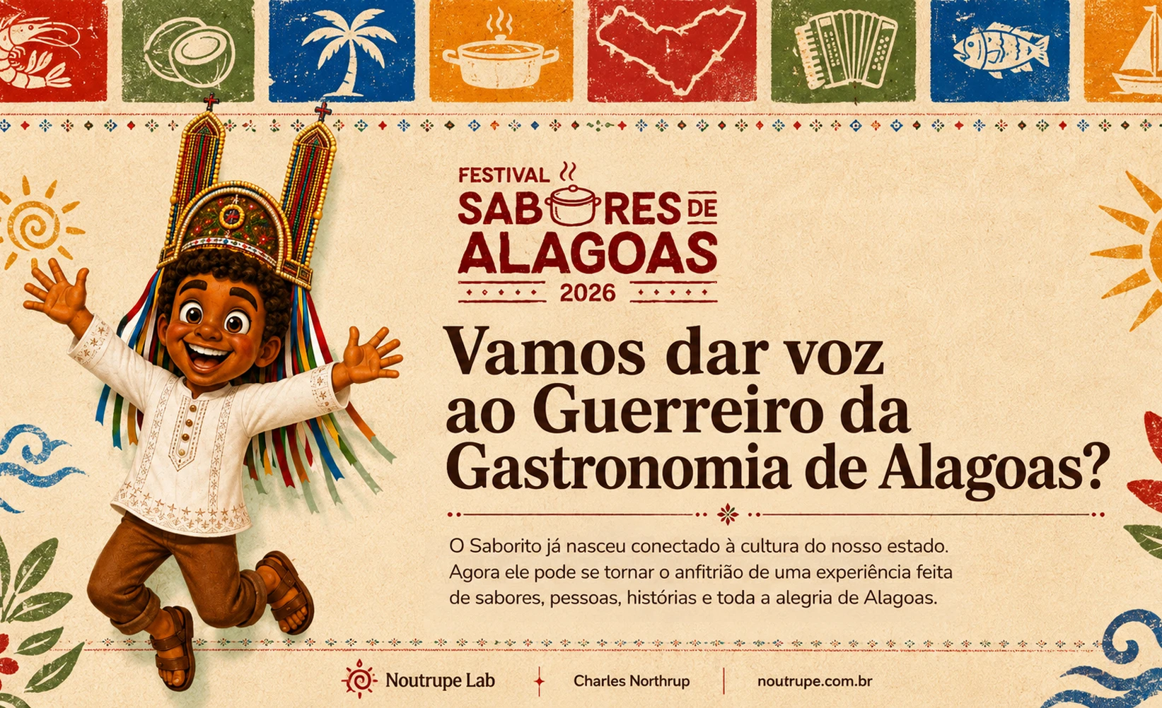 Vamos dar voz ao Guerreiro da Gastronomia de Alagoas?